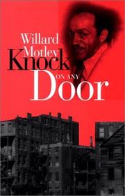 Front cover of Knock on Any Door by Willard Motley