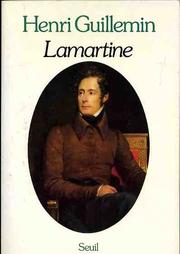 Cover of Lamartine by Henri Guillemin