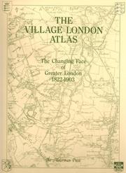 Front cover of The Village London Atlas by B.R. Bruff (Contributor)