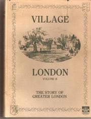 Cover of Village London by Edward Walford