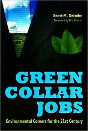 Front cover of Green Collar Jobs by Jennike Caldera