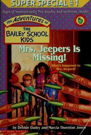 Front cover of Mrs. Jeepers Is Missing by Marcia Thornton Jones