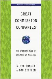 Front cover of great commission companies by Steve Rundle 