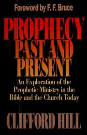Front cover of Prophecy, past and present by Clifford S. Hill