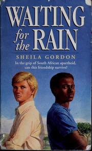 Cover of Waiting for the Rain by Sheila Gordon