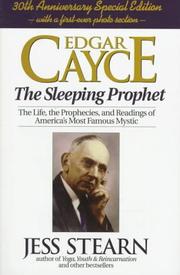 Front cover of Edgar Cayce, the sleeping prophet by Jess Stearn