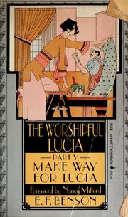 Front cover of The worshipful Lucia by E. F. Benson