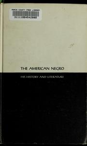 Cover of The education of the Negro prior to 1861 by Carter Godwin Woodson