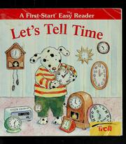 Cover of Let's tell time by Melissa Getzoff