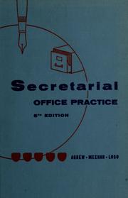Front cover of Secretarial office practice by Loso, Foster W.