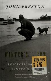 Cover of Winter's Light by John Preston