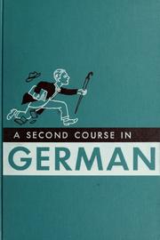 Cover of A second course in German by Theodore Huebener