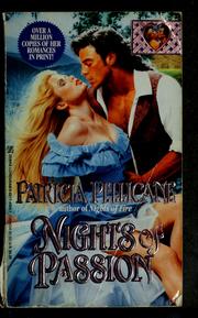 Front cover of Nights of Passion by Patricia Pellicane