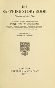 Front cover of The Sapphire Story Book by Penrhyn W. Coussens