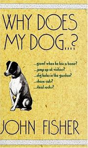 Cover of Why does my dog...? by Fisher, John