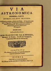 Front cover of Via astronomica. Primeira parte dividida em dous tratados by António Carvalho da Costa