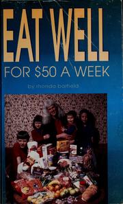 Cover of Eat well by Rhonda Barfield