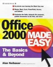 Cover of Office 2000 Made Easy by Alan R. Neibauer