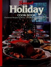 Cover of Holiday cook book by Sunset Publishing Staff