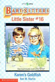 Front cover of Karen's goldfish by Ann M. Martin