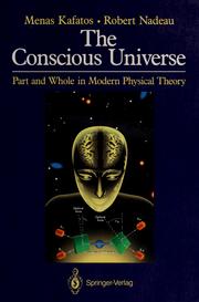 Cover of The conscious universe by Minas C. Kafatos