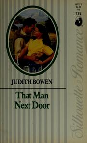 Cover of That Man Next Door by Judith Bowen