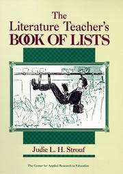 Cover of The literature teacher's book of lists by Judie L. H. Strouf