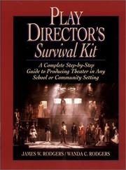 Front cover of Play director's survival kit by James W Rodgers