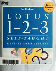 Cover of Lotus 1-2-3 self-taught by Ira H. Krakow