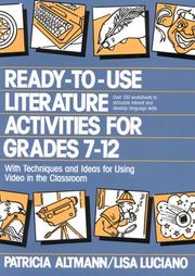 Front cover of Ready-to-use literature activities for grades 7-12 by Patricia Altmann