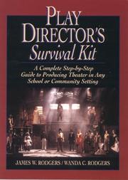 Cover of Play director's survival kit by James W. Rodgers