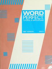 Cover of WordPerfect by Mary Alice Eisch