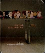 Front cover of Social psychology by Kay Deaux