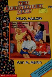 Cover of Hello, Mallory by Ann M. Martin