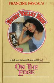 Cover of On the edge by Kate William