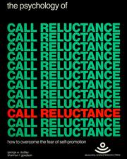 Cover of The psychology of call reluctance by George W. Dudley
