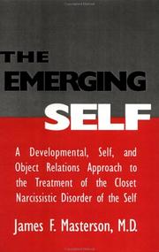 Cover of The emerging self by James F. Masterson