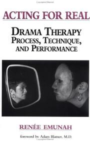 Cover of Acting for real by Renee Emunah