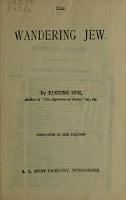 Cover of Juif errant by Eugène Sue