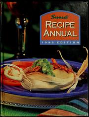 Cover of Sunset Recipe Annual by Sunset Books