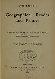 Cover of Scribner's geographical reader and primer by A. Guyot