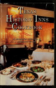 Cover of Texas historic inns cookbook by Ann Ruff