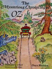 Front cover of The mysterious chronicles of Oz, or, The travels of Ozma and the sawhorse by Onyx Madden