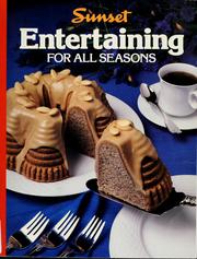 Cover of Entertaining for all seasons by Sunset Books