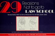 Front cover of 29 reasons not to go to law school by Ralph E. Warner