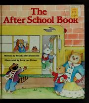 Cover of The after school book by Stephanie Calmenson