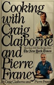 Front cover of Cooking with Craig Claiborne and Pierre Franey by Craig Claiborne