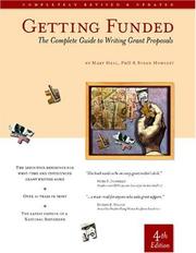 Cover of Getting funded by Mary S. Hall