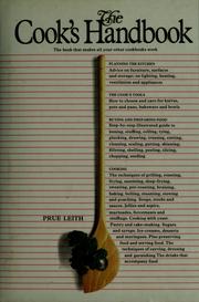 Cover of The cook's handbook by Prue Leith