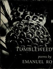 Cover of Tumbleweed by Emanuel Ro